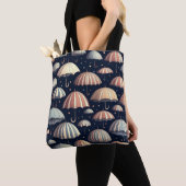 Tote Bag Nuits de Plage sous la Pluie (De près)