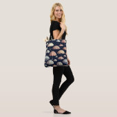 Tote Bag Nuits de Plage sous la Pluie (Sur le modèle)
