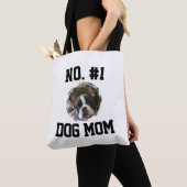Tote Bag Number 1 dog Mom Mum Mother's Day Pet Lovers (De près)