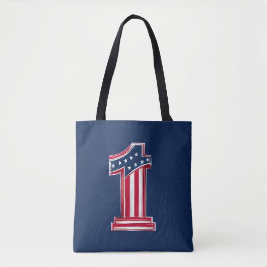 Tote Bag Numéro 1 Américain (Devant)
