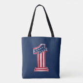 Tote Bag Numéro 1 Américain (Dos)