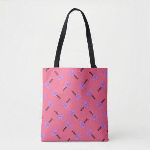 Tote Bag Numéro huit rose