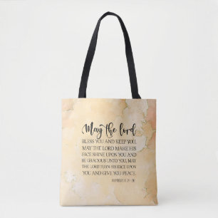 Tote Bag Numéros 6:24-26 Le Seigneur vous bénisse Bible Ver