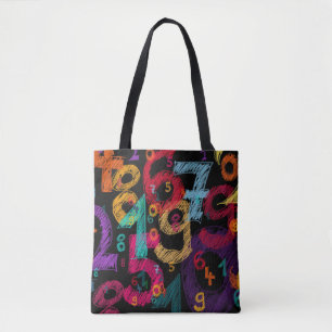 Tote Bag Numéros mathématiques arithmétiques Étudiant o