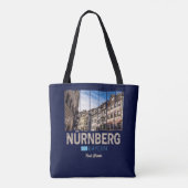 Tote Bag Nuremberg Bavière Vintage Allemagne Souvenir (Dos)