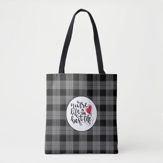 Tote Bag Nurse Life Fourre-tout (Devant)