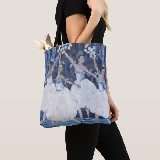 Tote Bag Nutcracker Dancer des Snowflakes (De près)