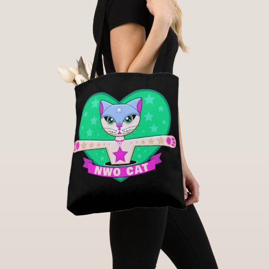 Tote Bag NWO Cat Fourre-tout (De près)