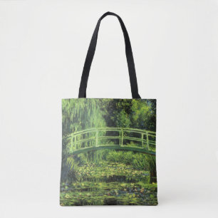 Tote Bag Nymphéas blancs par Claude Monet, Art Vintage