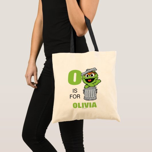 Tote Bag O est pour Oscar le Groupe | Ajouter Votre Nom (Devant (produit))