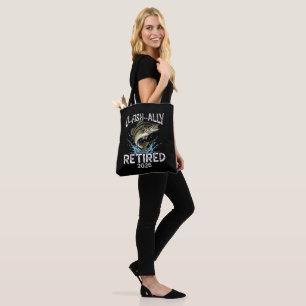 Tote Bag O-Fish-Ally Retraité 2026 Humour Drôle