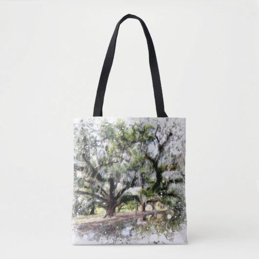 Tote Bag *~* Oak en direct New Orleans Vivant des chênes pe (Devant)