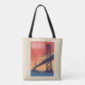 Tote Bag Oakland, Californie (Dos)
