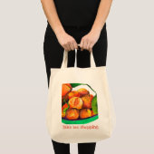 Tote Bag Oaquarelle mandarine (Devant (produit))