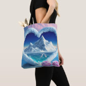 Tote Bag Oasis d'amour arctique (De près)