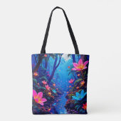 Tote Bag Oasis de la jungle éthérée (Dos)