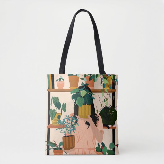 Tote Bag Oasis pointillée (Devant)