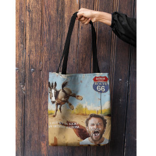 Tote Bag Oatman Ane Route 66 Photo Souvenir