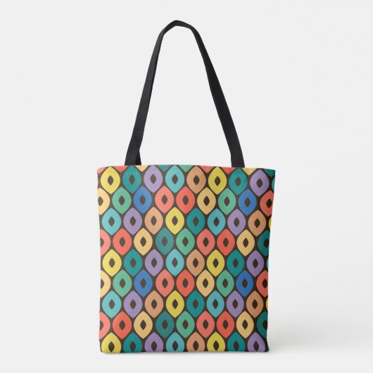 Tote Bag Obésité colorée (Dos)