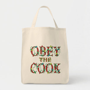 Tote Bag Obey Cook dit les lumières des fêtes