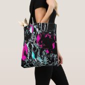 Tote Bag Obscurité fourre-tout de pavots (De près)