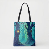 Tote Bag Observateurs de forêts mystiques (Devant)