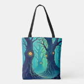 Tote Bag Observateurs de forêts mystiques (Dos)
