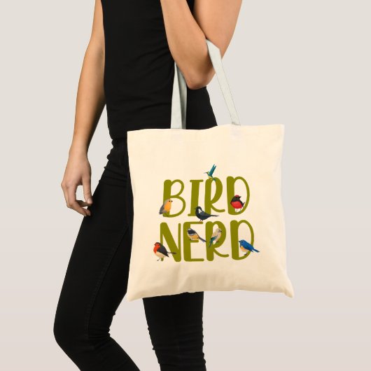 Tote Bag Observation Nerd des oiseaux (Devant (produit))