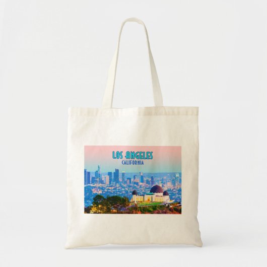 Tote Bag Observatoire Griffith de Los Angeles en Californie (Devant)