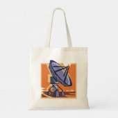 Tote Bag Observatoire spatial de radio télescope scientifiq (Dos)