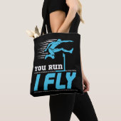 Tote Bag Obstacles Que Vous Exécutez En Vol Hurdler Track F (De près)