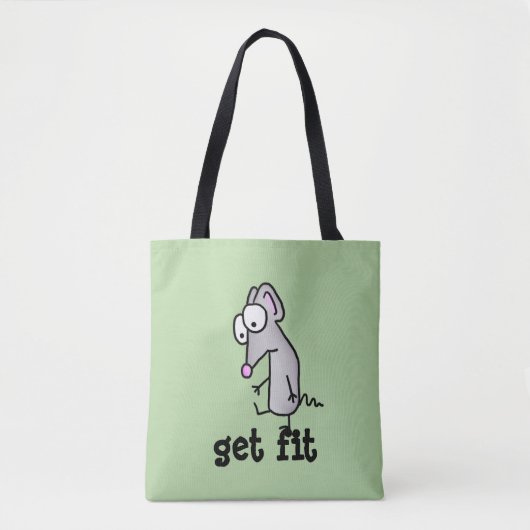 Tote Bag Obtenez la souris convenable (Devant)