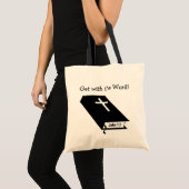 Tote Bag Obtenir avec le mot (Devant (produit))