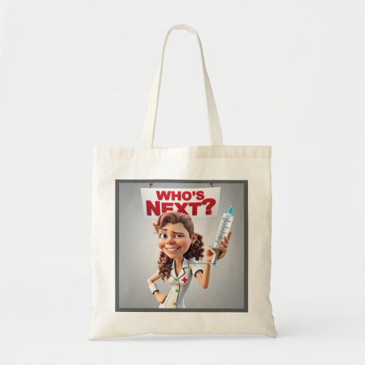 TOTE BAG OCCUPATION "INFIRMIÈRE" - (Devant)