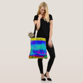 Tote Bag Océan abstrait personnalisé (Sur le modèle)