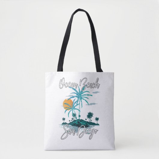 Tote Bag Ocean Beach San Diego (Devant)
