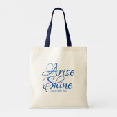 Tote Bag Océan Bible Verse Lever et briller (Dos)