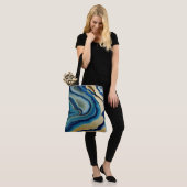 Tote Bag Océan Bleu Mer Éclat (Sur le modèle)