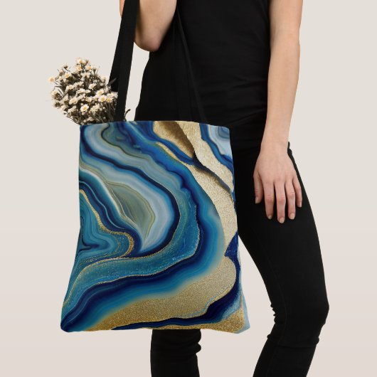 Tote Bag Océan Bleu Mer Éclat (De près)