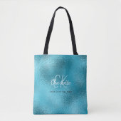 Tote Bag Océan bleu turquoise nom de mer été (Devant)