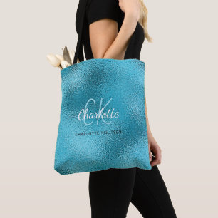 Tote Bag Océan bleu turquoise nom de mer été