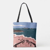Tote Bag Ocean Blues (Dos)