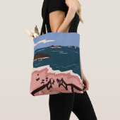 Tote Bag Ocean Blues (De près)