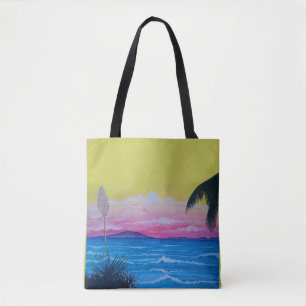 Tote Bag Océan du coucher du soleil