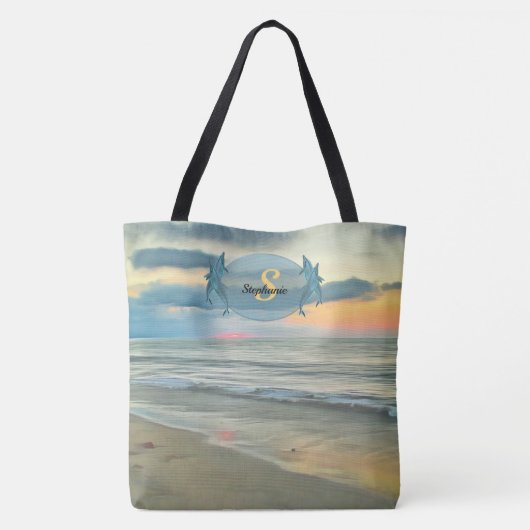 Tote Bag Ocean Sunset 0735 (Dos)