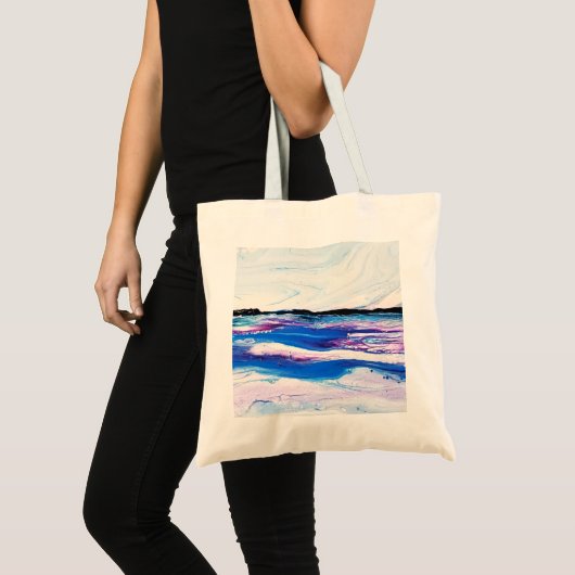 Tote Bag Ocean Theme Design on Tote (Devant (produit))