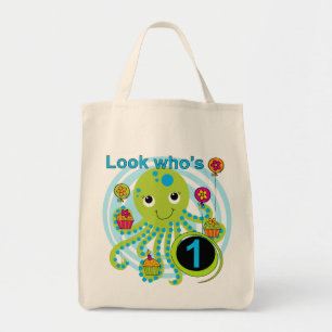 Tote Bag Octopus 1er Anniversaire T-shirts et cadeaux