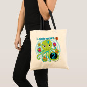 Tote Bag Octopus 2e anniversaire T-shirts et cadeaux (Devant (produit))