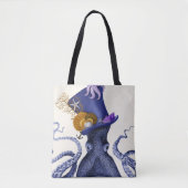 Tote Bag Octopus avec Casquette nautique (Devant)
