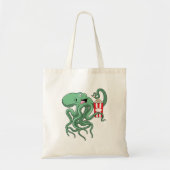 Tote Bag Octopus avec Popcorn (Devant)